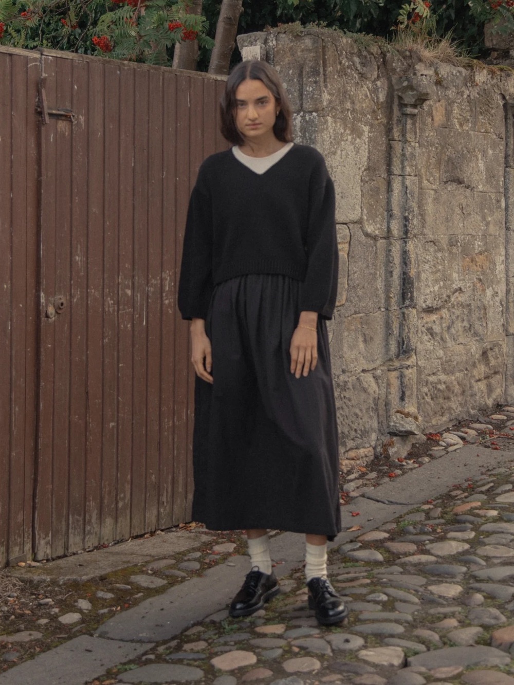 BNWT Gillian Stevens Frances Skirt in Noir